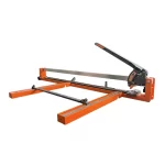 Cortador de Piso Profissional Bumax PRO 120, ideal para cortes precisos em pisos e cerâmicas, com estrutura robusta e fácil manuseio.