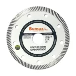 Disco de Corte Diamantado Turbo Plus da marca Bumax, ideal para cortes em materiais como cerâmicas e porcelanatos. Excelente qualidade e desempenho.