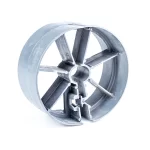 Imagem de um espaçador rolete bipartido, ideal para uso em diversas aplicações industriais.